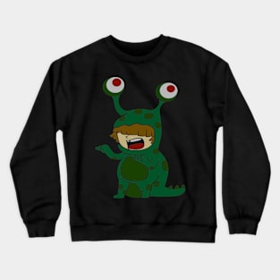 Halloween pictures on t-shirt for kids monsters Crewneck Sweatshirt